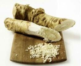 Horseradish for compression from pain in the joints