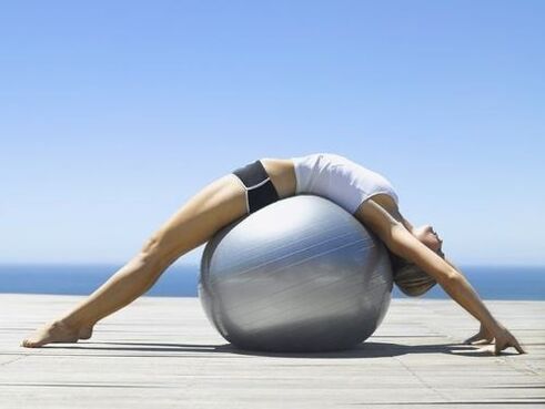 Fitball Exercises To Treat Osteochondrosis