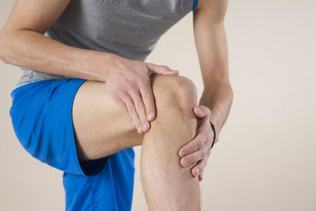 The first joint pain and stiffness due to osteoarthritis is attributed to stretching of muscles and ligaments